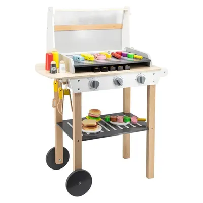 Barbecue en Bois sur Roulettes 47 Accessoires Viga Toys 3 Ans+