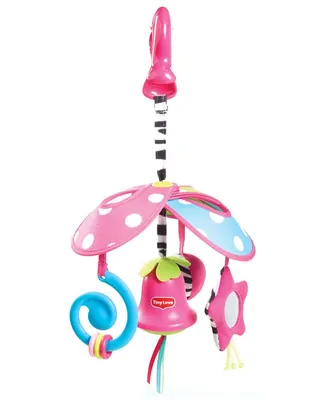 Mini mobile rose à pince, clochette et jeux d’éveil