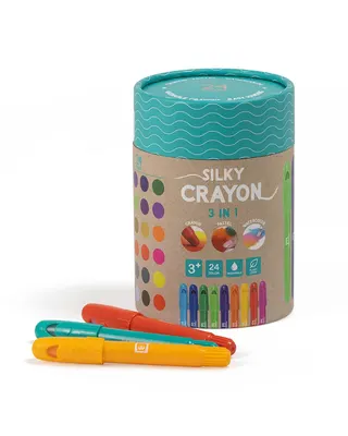 Crayons aquarellables 3-en-1, boîte de 24 dès 3 ans