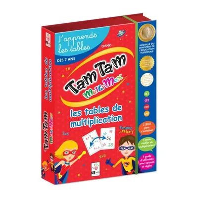 Coffret ludique pour apprendre les tables de multiplication dès 7 ans