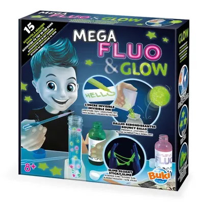 Coffret d’expériences fluo et phosphorescentes, 15 activités