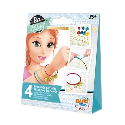 Coffret créatif de bracelets ronds à fils et breloques