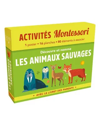 Coffret Animaux sauvages : habitats et activités dès 3 ans