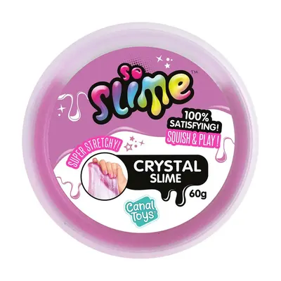 Pot de slime cristal mauve, activité créative dès 6 ans