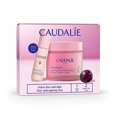 Duo Resveratrol-Lift Caudalie : crème 50 ml et sérum liftant