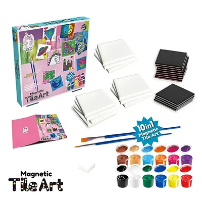 Carreaux aimantés à peindre – atelier créatif dès 6 ans