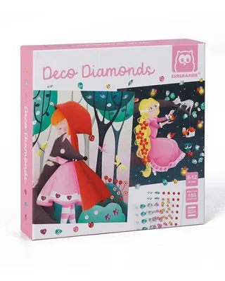 Kit Créatif Diamants Autocollants 4 Tableaux