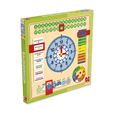 Tableau du temps Goula : horloge et calendrier dès 3 ans