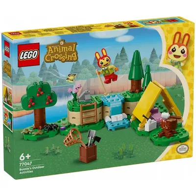Campement LEGO Animal Crossing de Clara avec tente et rivière, dès 6 ans