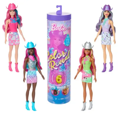 Poupée surprise disco-western avec accessoires mystères dès 3 ans