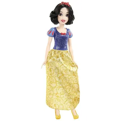 Blanche-Neige articulée, robe dorée à jupe amovible 29 cm