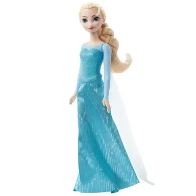 Elsa en robe bleue, poupée articulée 29 cm