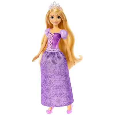 Raiponce, poupée articulée à robe violette 29 cm