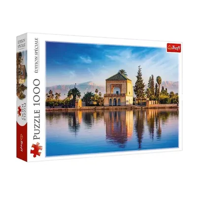 Marrakech en puzzle : le jardin de la Ménara, 1 000 pièces