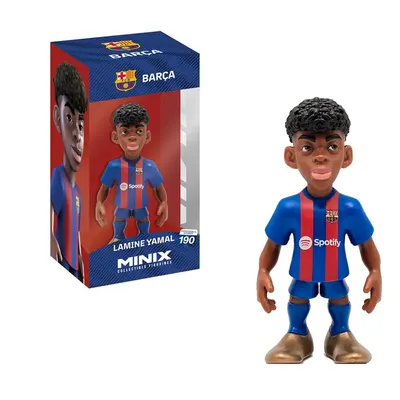 Lamine Yamal en figurine Minix, tenue du Barça 12 cm