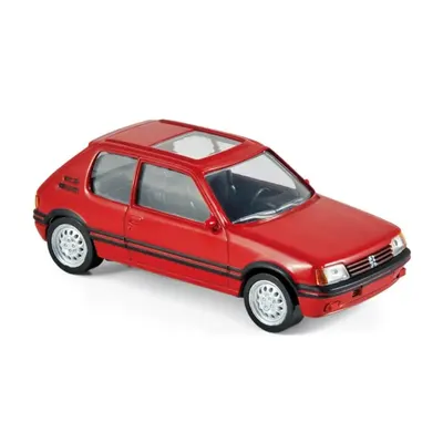 Peugeot 205 GTI rouge miniature, échelle 1:43