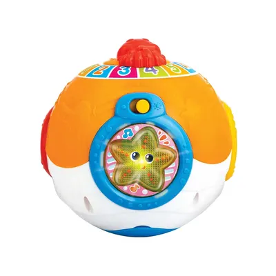 Boule d’éveil océan orange avec sons et lumières, dès 6 mois