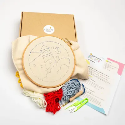 Kit créatif punch needle : motif phare