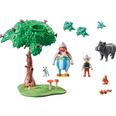 Astérix et Obélix : escapade forestière avec Idéfix