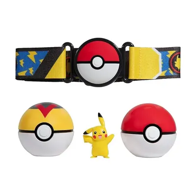 Ceinture Pokémon à boucle Poké Ball et motifs graphiques