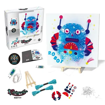 Atelier créatif Robot en fils lumineux dès 6 ans