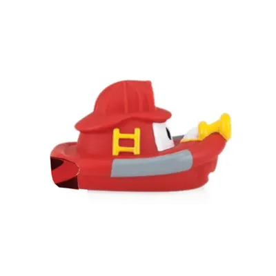 Bateau pompier arroseur rouge pour le bain dès 6 mois