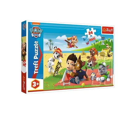 Pat' Patrouille sur la plage — puzzle maxi de 24 pièces