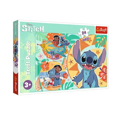 Lilo et Stitch prennent leur envol — puzzle Maxi 24 pièces