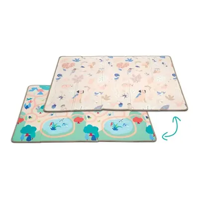 Tapis de jeu réversible pliable à motifs, 195 × 145 cm