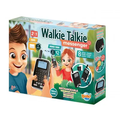 Talkies-walkies Messenger à messages et émojis Buki 8+