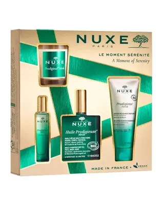 Coffret Néroli Nuxe : parfum, huile, douche et bougie