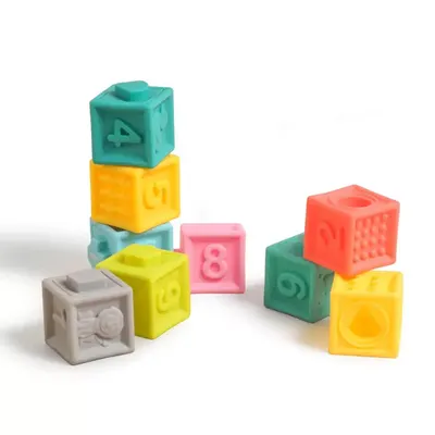 Jeu de Cubes à Emboîter Colorés dès 12 Mois