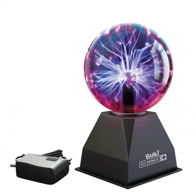 Lampe plasma à éclairs tactiles et livret de 5 expériences – 13 cm