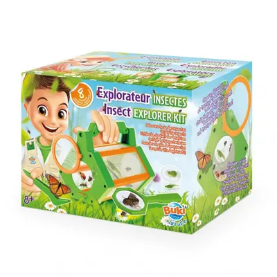 Coffret d’exploration des insectes avec observatoire Buki 8+
