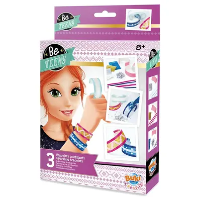 Bracelets scintillants à personnaliser avec rubans et dentelle, dès 8 ans