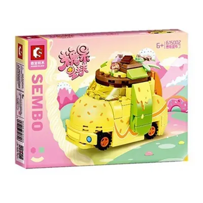 Mini camion-glacier à construire jaune dès 6 ans