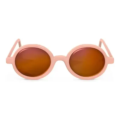 Lunettes bébé à monture rose, deux grands verres ronds