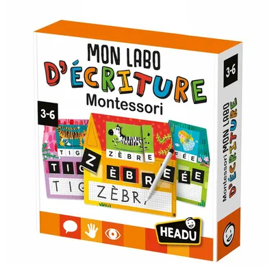 Coffret Montessori pour composer et tracer ses premiers mots, 3–6 ans