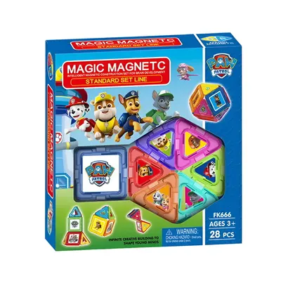 Coffret magnétique Paw Patrol pour créer des formes, dès 3 ans