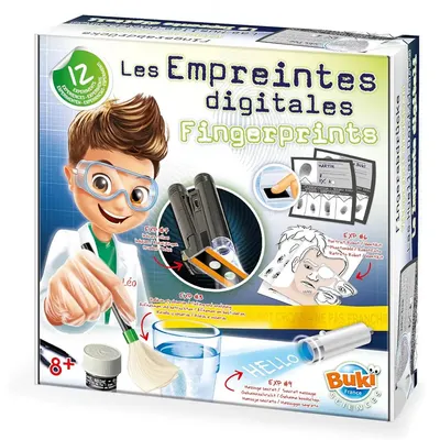 Enquête d’empreintes digitales : 12 expériences Buki 8+