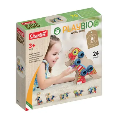 Atelier Dino : formes en bois à assembler avec boulons, dès 3 ans