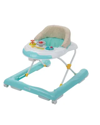 Trotteur bébé turquoise à plateau musical, 6 mois+