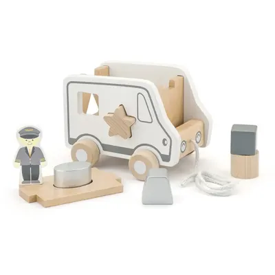 Camion Bois à Tirer avec Tri de Formes Viga Toys 2 Ans+