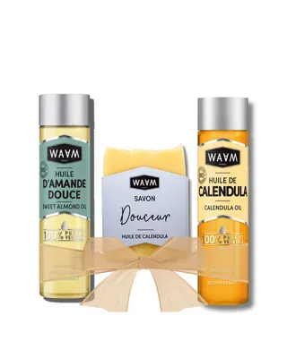 Coffret de soins bébé aux huiles d’amande et de calendula