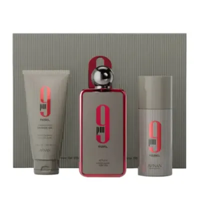 9PM Rebel Afnan, coffret unisexe en 3 pièces