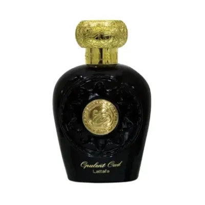 Opulent Oud Lattafa, parfum mixte 100 ml au flacon noir