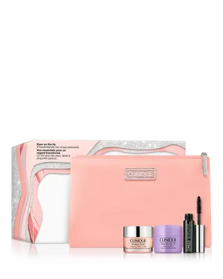 Coffret Clinique regard : soin yeux 15 ml, baume et mascara