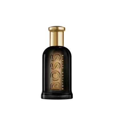 BOSS Bottled Elixir, parfum boisé ambré pour homme — 50 ml