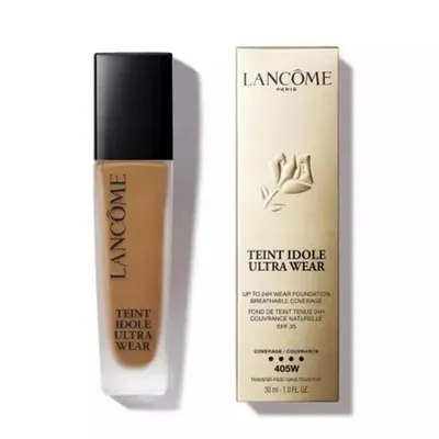 Teint fluide Lancôme 405, couvrance et fini mat