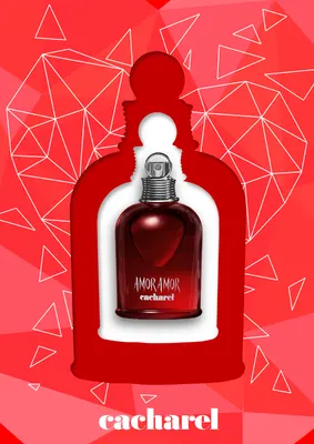 Amor Amor EDT Cacharel, fruits rouges et ambre — 50 ml